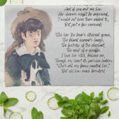 Mein Extravagantes Gedicht von Lewis Carroll Geschirrtuch (Gefaltet)