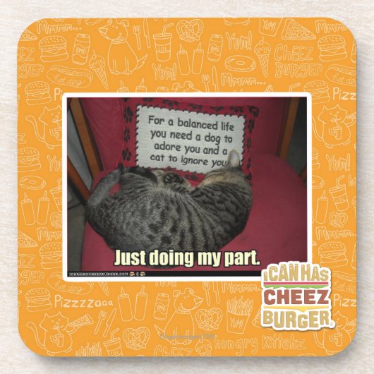 Mein Fach gerade tun Getränkeuntersetzer (Vorderseite)