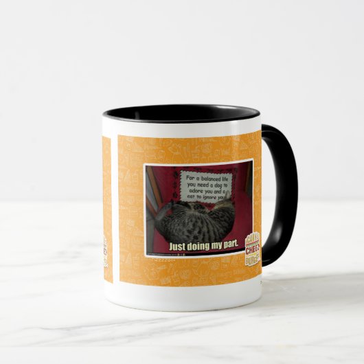 Mein Fach gerade tun Tasse (VorderseiteRechts)