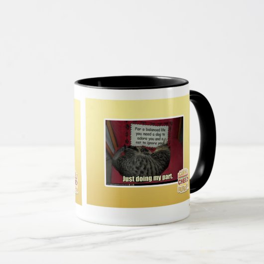 Mein Fach gerade tun Tasse (VorderseiteRechts)