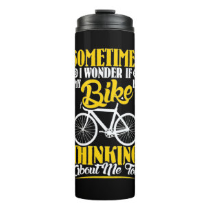 Mein Fahrrad denkt an mich Thermosbecher
