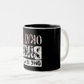 Mein Fahrrad-O.K.-lustiges ist das Radfahren Zweifarbige Tasse (VorderseiteRechts)