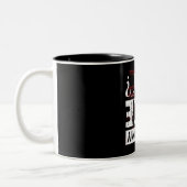 Mein Fahrrad-O.K.-lustiges ist das Radfahren Zweifarbige Tasse (Links)