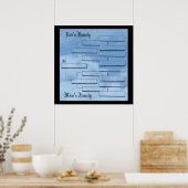 Mein Familienbaum 24"x24"-Poster Poster (Küche)