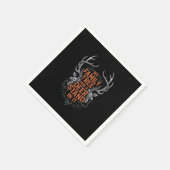 Mein Familienbaum hat einen Hirschständer in der J Serviette (Ecke)