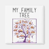 Mein Familienbaum Magnet (Vorne)