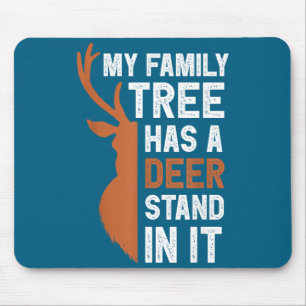 Mein Familienstammhirschstand findet es lustig Jag Mousepad