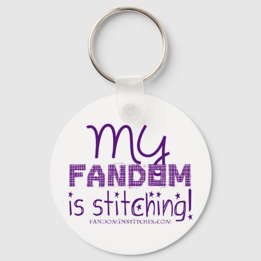 Mein Fandom klebt! Schlüsselanhänger (Vorderseite)