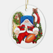 MEIN FAV! Football Santa - SRF Keramik Ornament (Links)