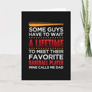 Mein Favorit für Baseball-Spieler ruft mich zum Va Karte