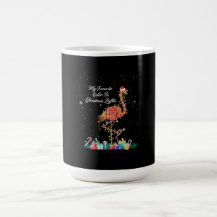 Mein Favorit ist Weihnachtslicht Kostüm Flamingo Kaffeetasse