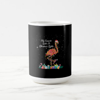 Mein Favorit ist Weihnachtslicht Kostüm Flamingo Kaffeetasse