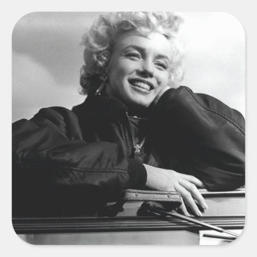 Mein Favorit Quadratischer Aufkleber (Vorderseite)