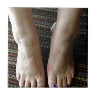 MEIN FEET AUF DER KARTE FLIESE