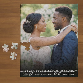 Mein fehlendes Stück Foto Valentinstag Hochzeit Puzzle