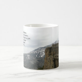 Mein Felsen und Rettung Kaffeetasse