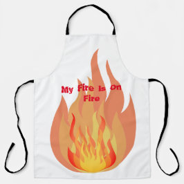 Mein Feuer brennt Schürze