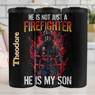 Mein Feuerwehrmann-Sohn, mein Held Thermosbecher