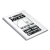 Mein Fibonacci Jokes Funny Math Spiral Joke Notizblock (Rechte Seite)