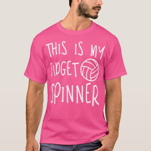 Mein Fidget Spinner Volleyball T-Shirt (Vorderseite)