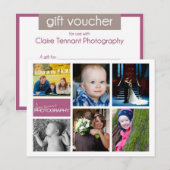 Mein Firmengutschein Postkarte (Vorne/Hinten)