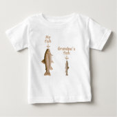 Mein Fisch Großfisch Baby T-shirt (Vorderseite)