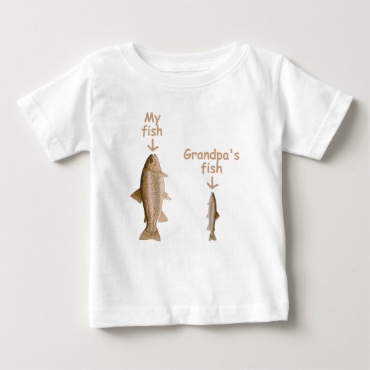 Mein Fisch Großfisch Baby T-shirt (Vorderseite)