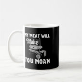 Mein Fleisch wird dich moan lustige Grillen rauche Kaffeetasse (Links)