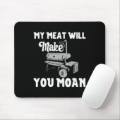 Mein Fleisch wird dich moan lustige Grillen rauche Mousepad (Mit Mouse)