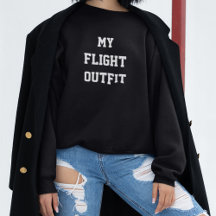 Mein Flight Outfit Typografie einfach, modern reis