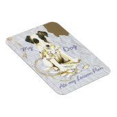 Mein flüssiger Fox Terrier hat meinen Lektionsplan Magnet (Rechte Seite)