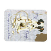 Mein flüssiger Fox Terrier hat meinen Lektionsplan Magnet (Horizontal)