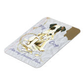 Mein flüssiger Fox Terrier hat meinen Lektionsplan Magnet (Linke Seite)