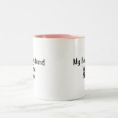 Mein folgender Ehemann ist normal Zweifarbige Tasse (Mittel)