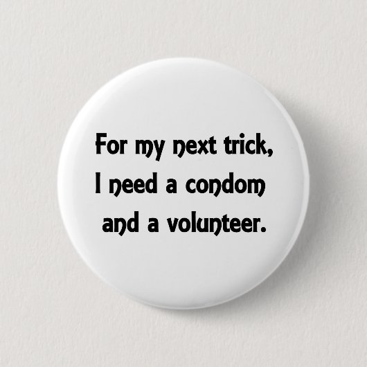 Mein folgender Trick Button (Vorderseite)