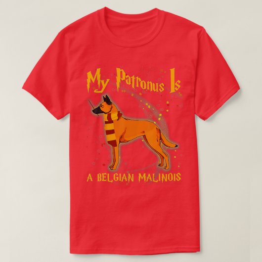 Mein Förderer ist BELGIAN MALINOIS - BELGIEN MALIN T-Shirt (Design vorne)