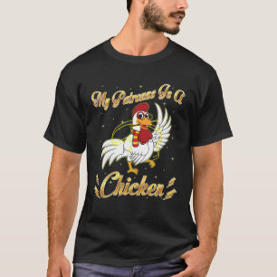 Mein Förderer ist ein Hühnerharry-Tiere Potter-V T-Shirt