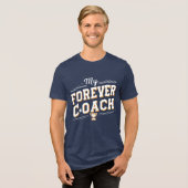 Mein Forever Coach Tri-Blend Shirt (Vorderseite voll)