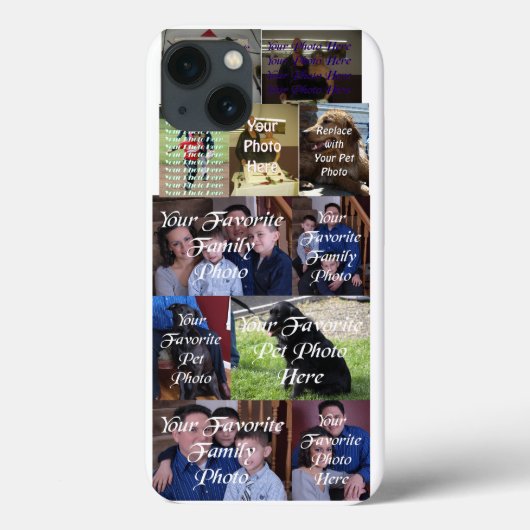 Mein Foto Mein Leben in Bildern Case-Mate iPhone Hülle (Rückseite)