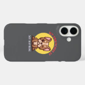 Mein Französchen ist mein Retter iPhone / iPad Hül Case-Mate iPhone Hülle (Rückseite (Horizontal))