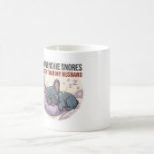 Mein Französchen schnarcht lauter als mein Mann Kaffeetasse (Mittel)
