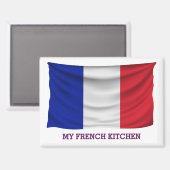 Mein Französisch Kitchenmagnet Magnet (Vorderseite/Rückseite)