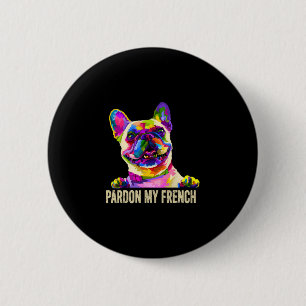 Mein Französisch - Pop Art Spaß Franzose Französis Button