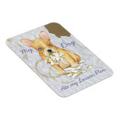 Mein französischer Bulldog hat meinen Lektionsplan Magnet (Rechte Seite)