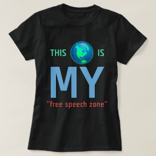 MEIN freie Sprache-Zonen-T - Shirt