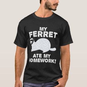 Mein Freret aß, dass meine Hausaufgaben Pet zurück T-Shirt