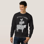 Mein Fresspyramid-Fleischfresser Sweatshirt (Vorne ganz)
