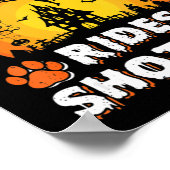 Mein Frettritt Hexe Shotgun Fun Ferret Halloween Poster (Ecke)