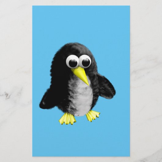 Mein Freund, der Pinguin Briefpapier (Vorderseite)