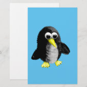 Mein Freund, der Pinguin Briefpapier (Vorne/Hinten)